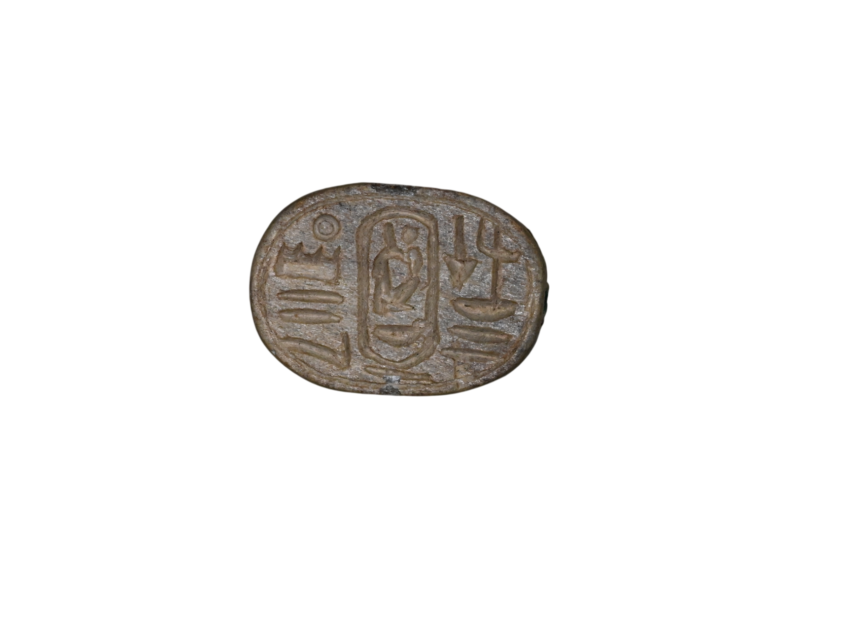 Ancient Egyptian scarab inscribed with the royal name of Amenhotep III, New Kingdom