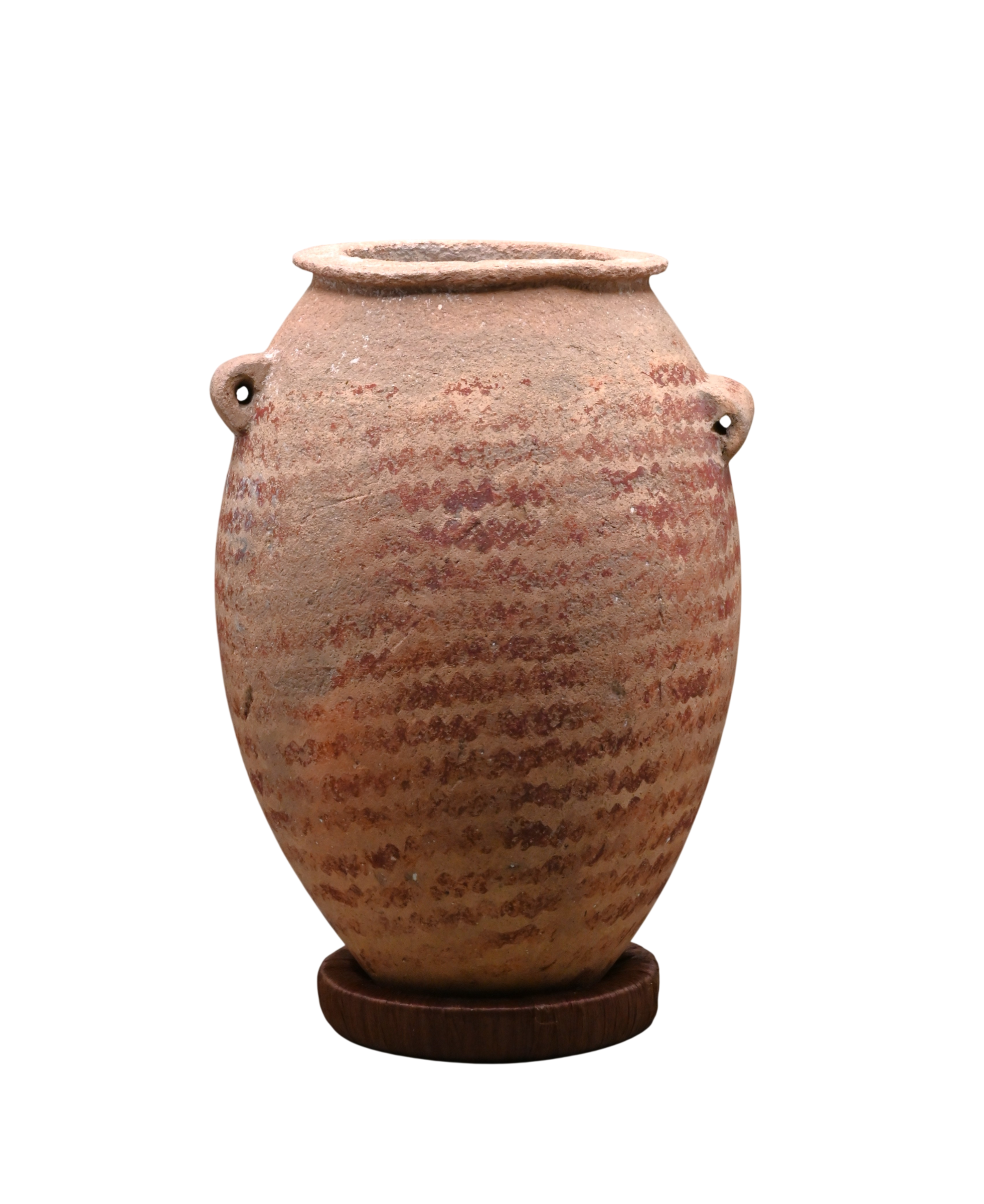 Naqada jar with zig zag pattern